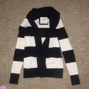 Black and white stripped cardigan
